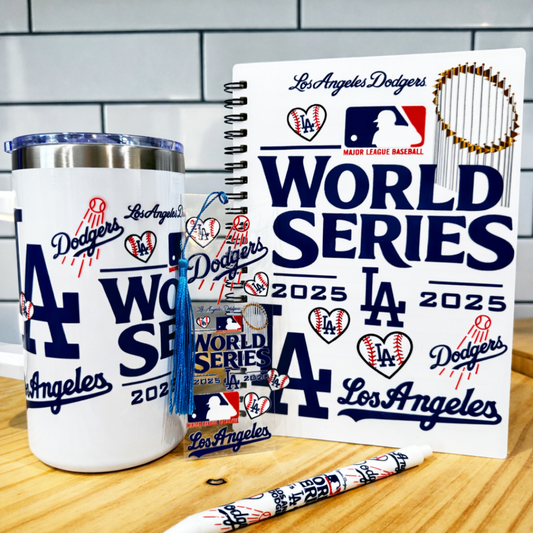 Los Angeles Dodgers World Series Championship -Tumbler Set