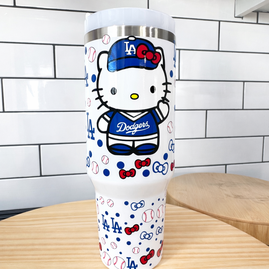 Hello Kitty LA Baseball Championship- Tumbler Set
