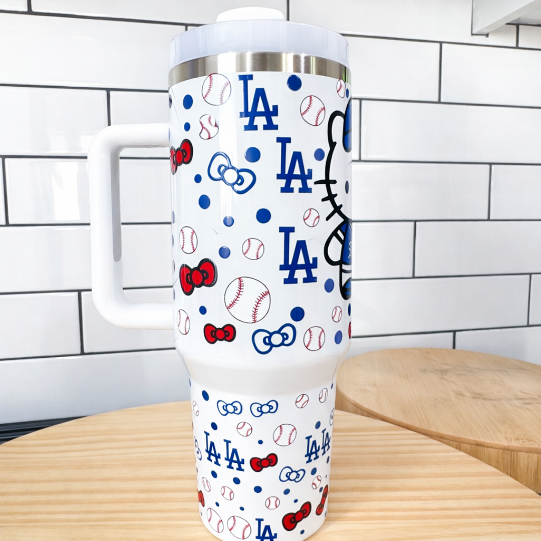 Hello Kitty LA Baseball Championship- Tumbler Set