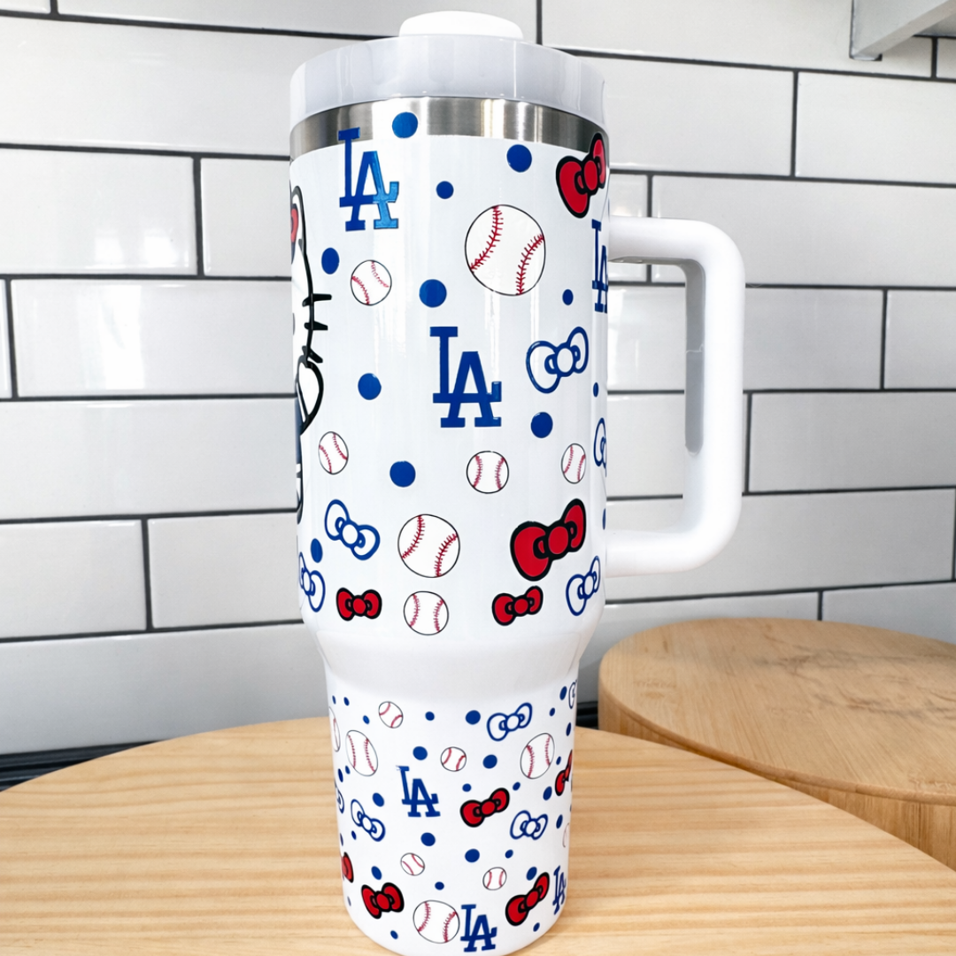 Hello Kitty LA Baseball Championship- Tumbler Set