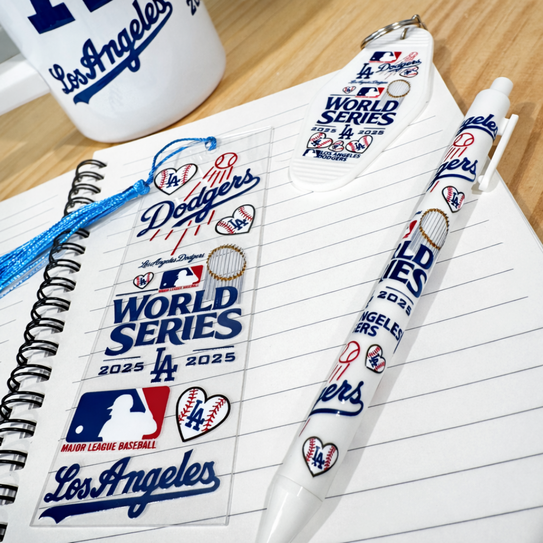 Los Angeles Dodgers World Series Championship -Tumbler Set