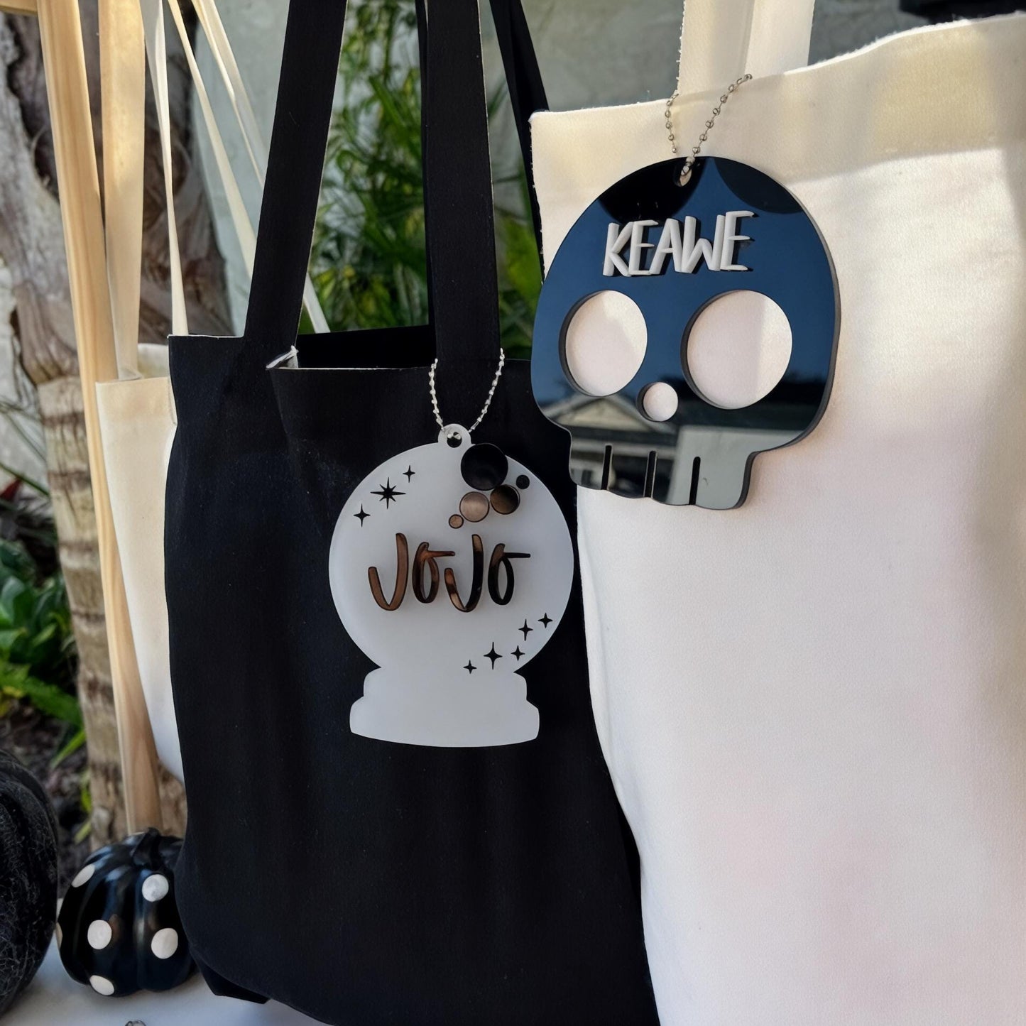 Trick Or Treat Bag Name Tag