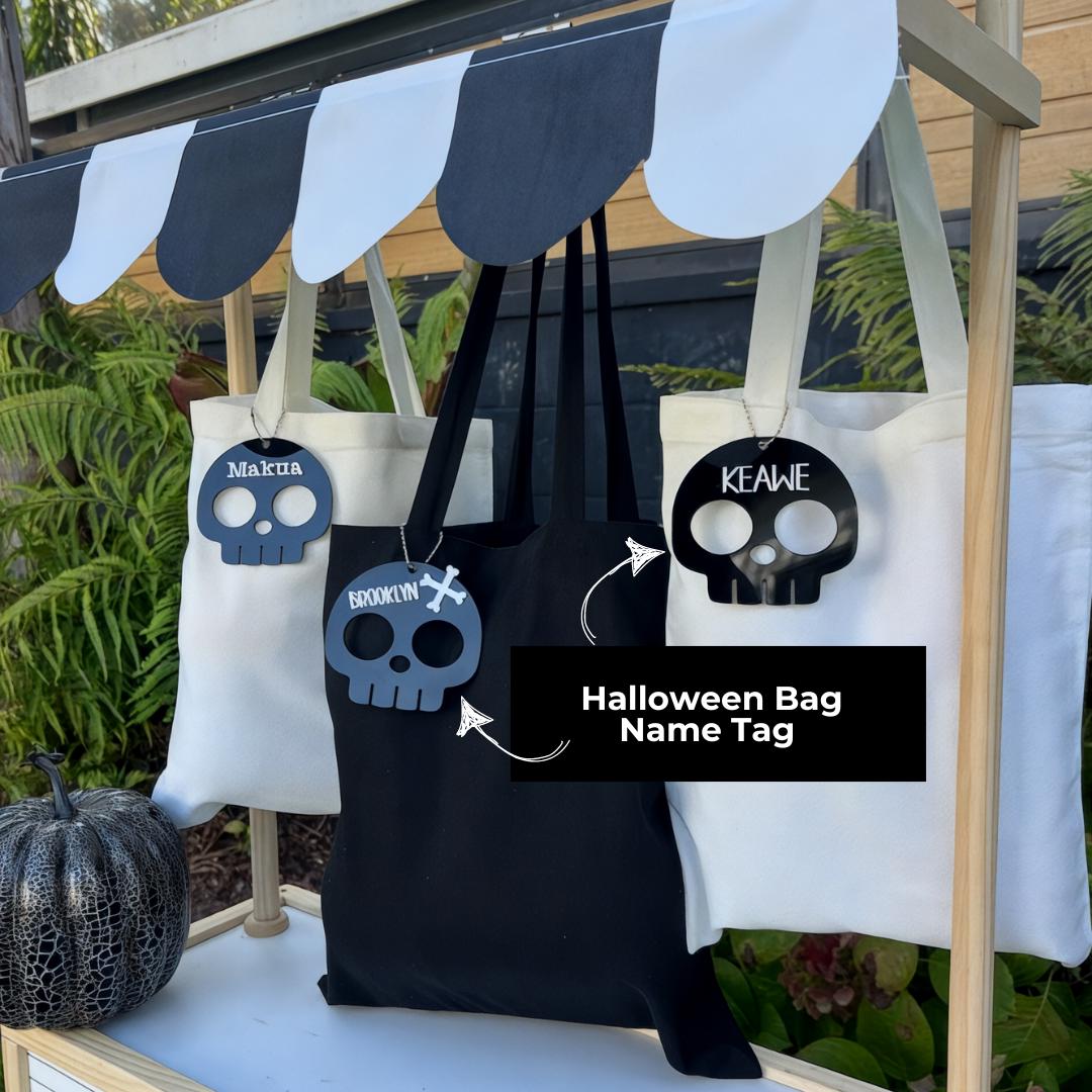 Halloween Bag Name Tag
