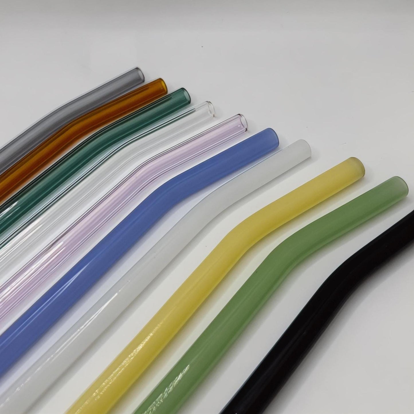 Bent Glass Straw for Tumbler