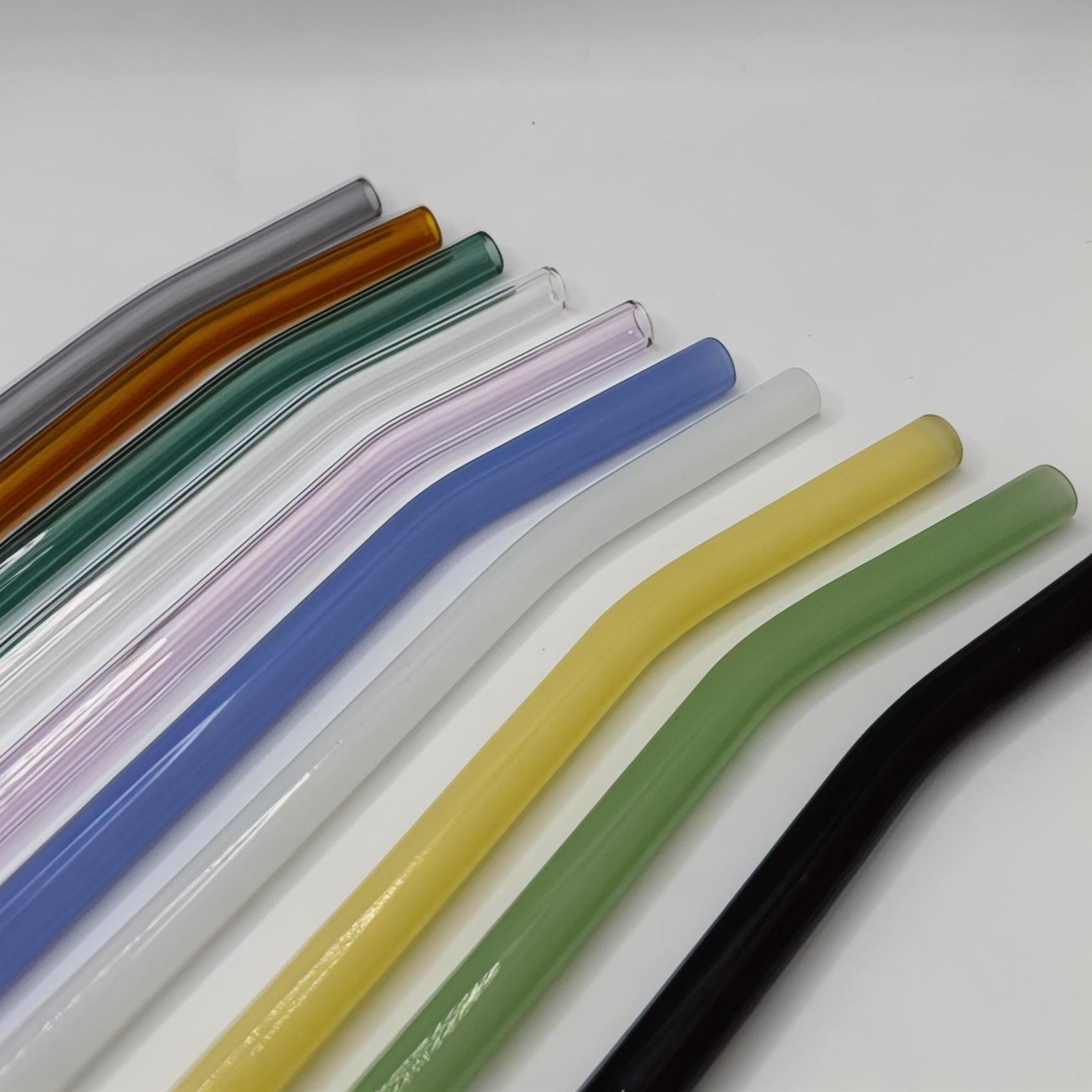 Bent Glass Straw for Tumbler