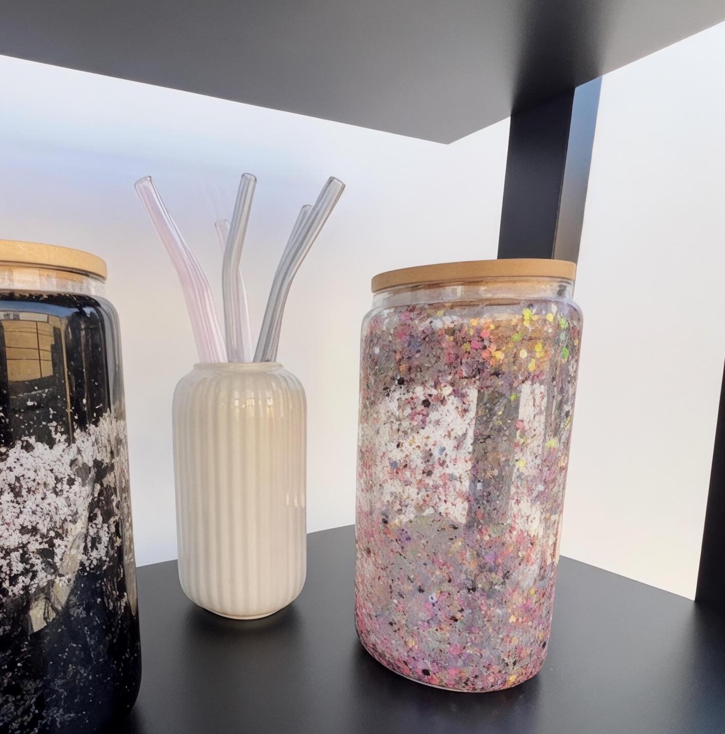 Tumbler Cup Accessory Glass Straw for 16oz