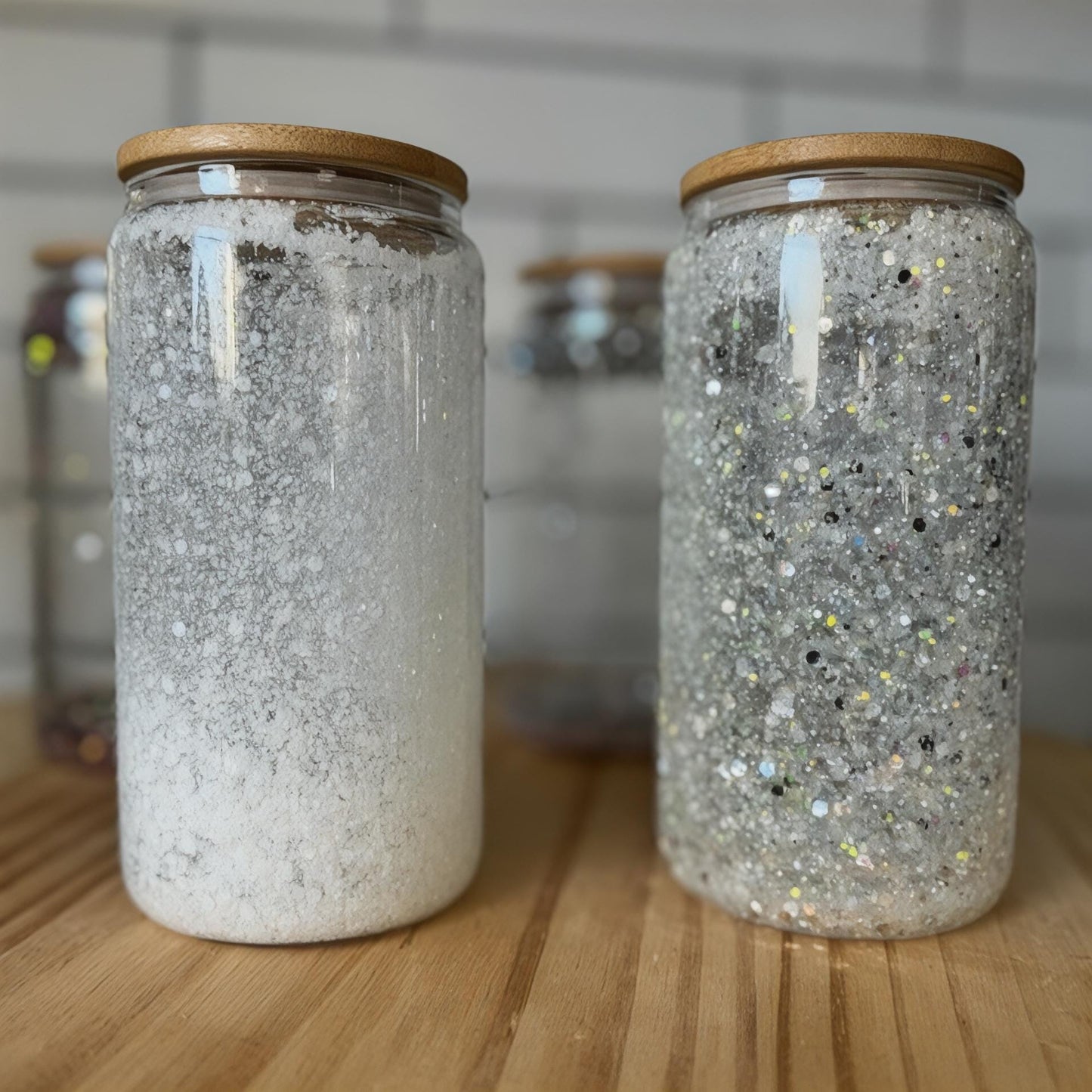 Sparkly Tumbler for Iced Coffee