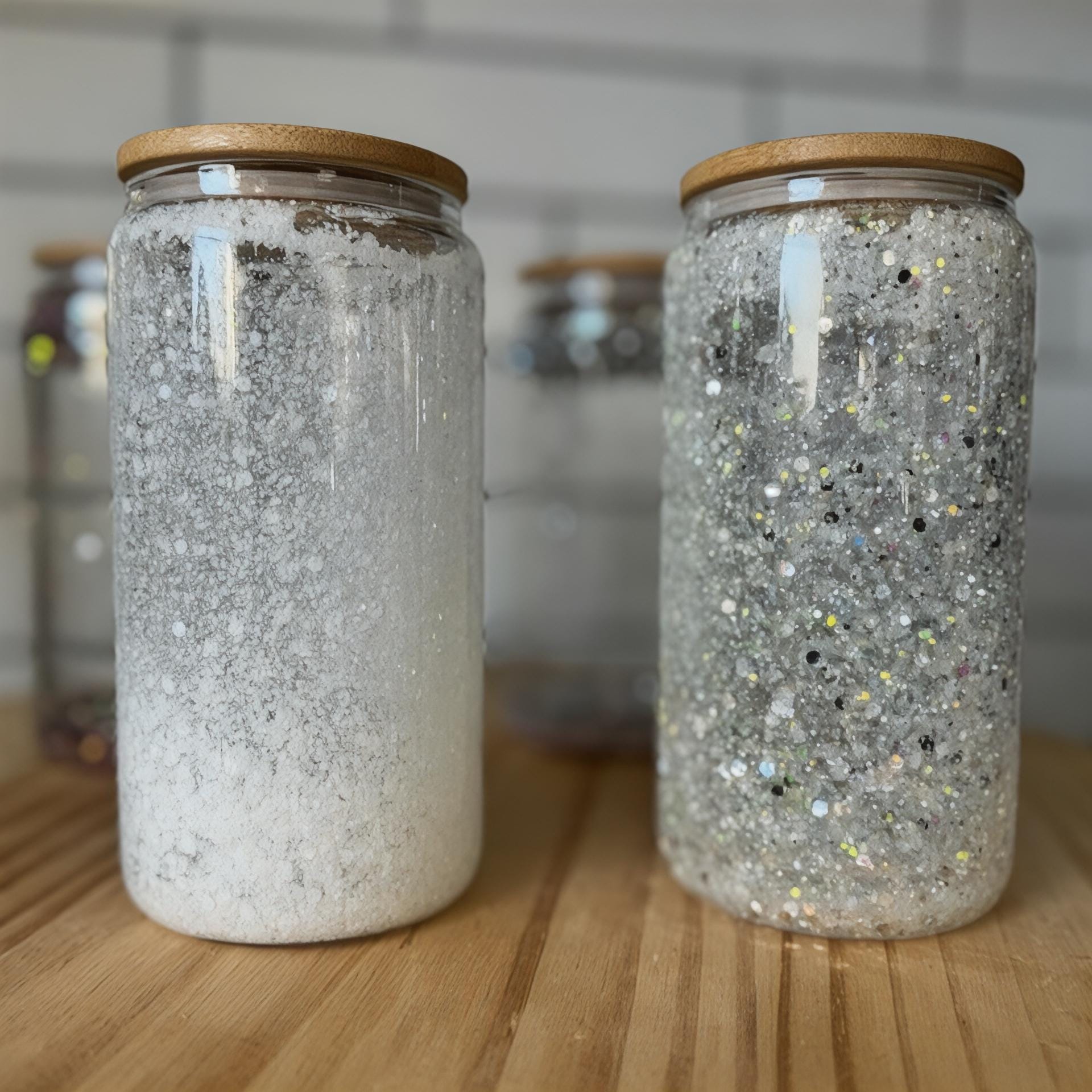 Sparkly Tumbler for Iced Coffee