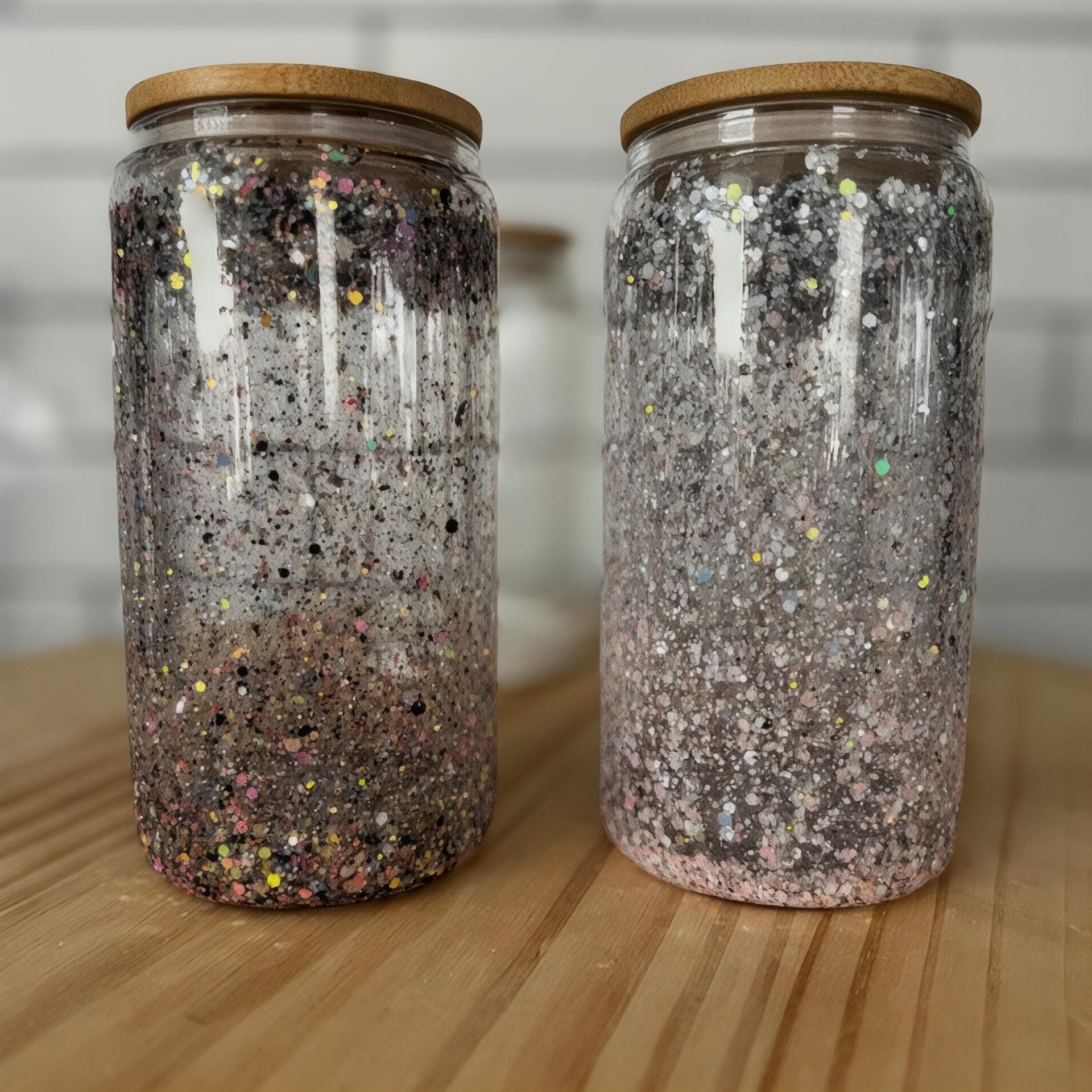 Sparkly Tumbler for Iced Coffee Cups