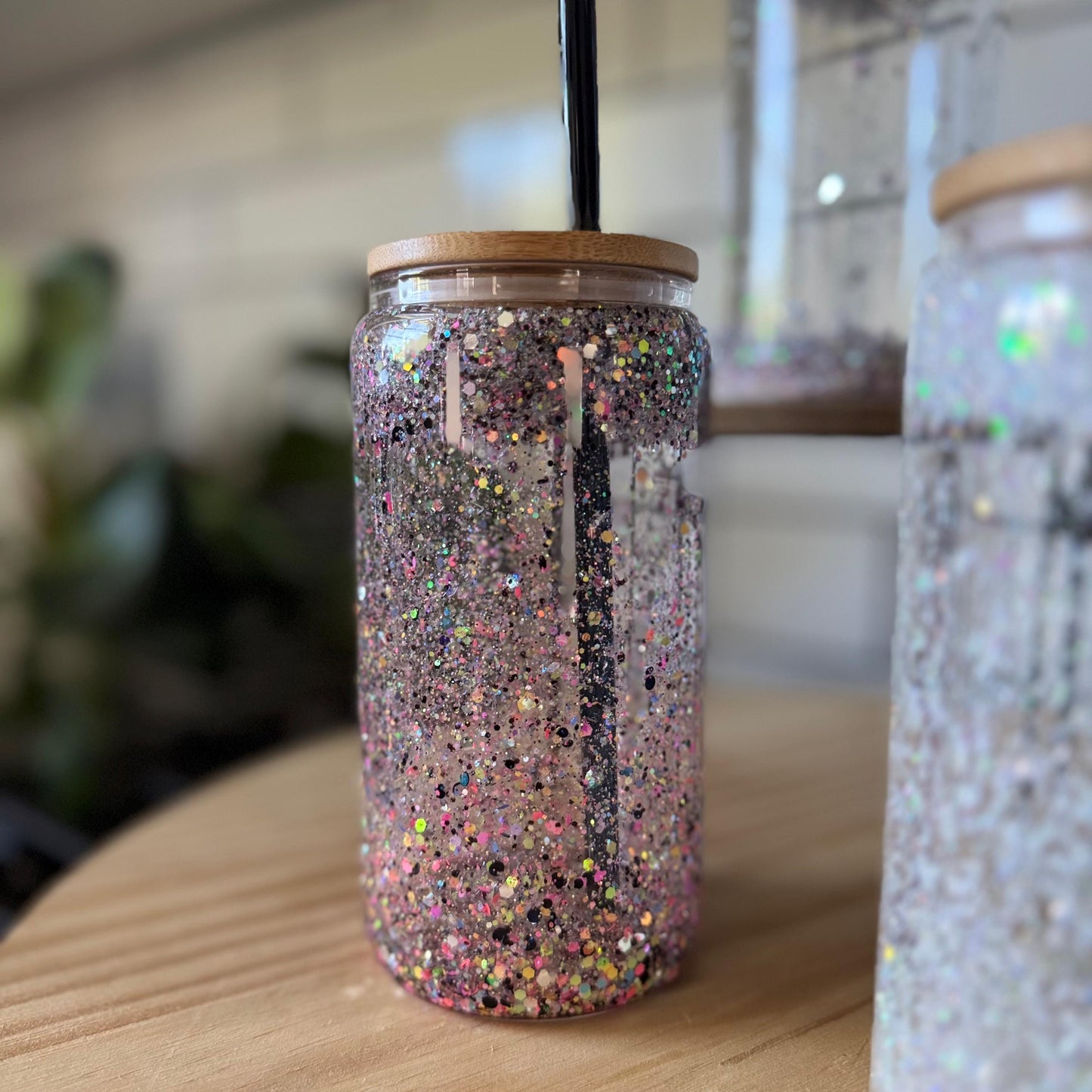 Colored Glass Straw: Reusable Tumbler Accessory