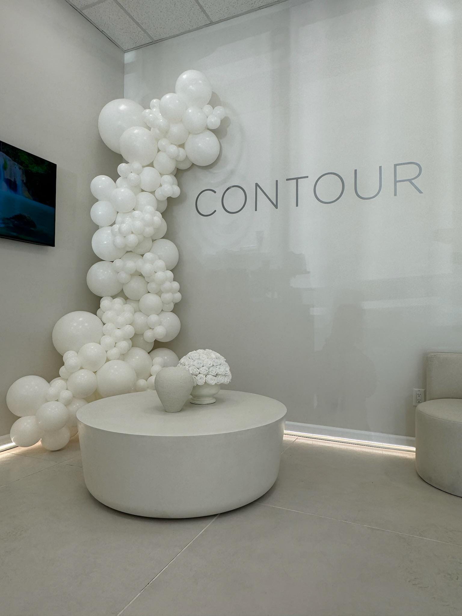 Balloon Arch White Winter Wonderland