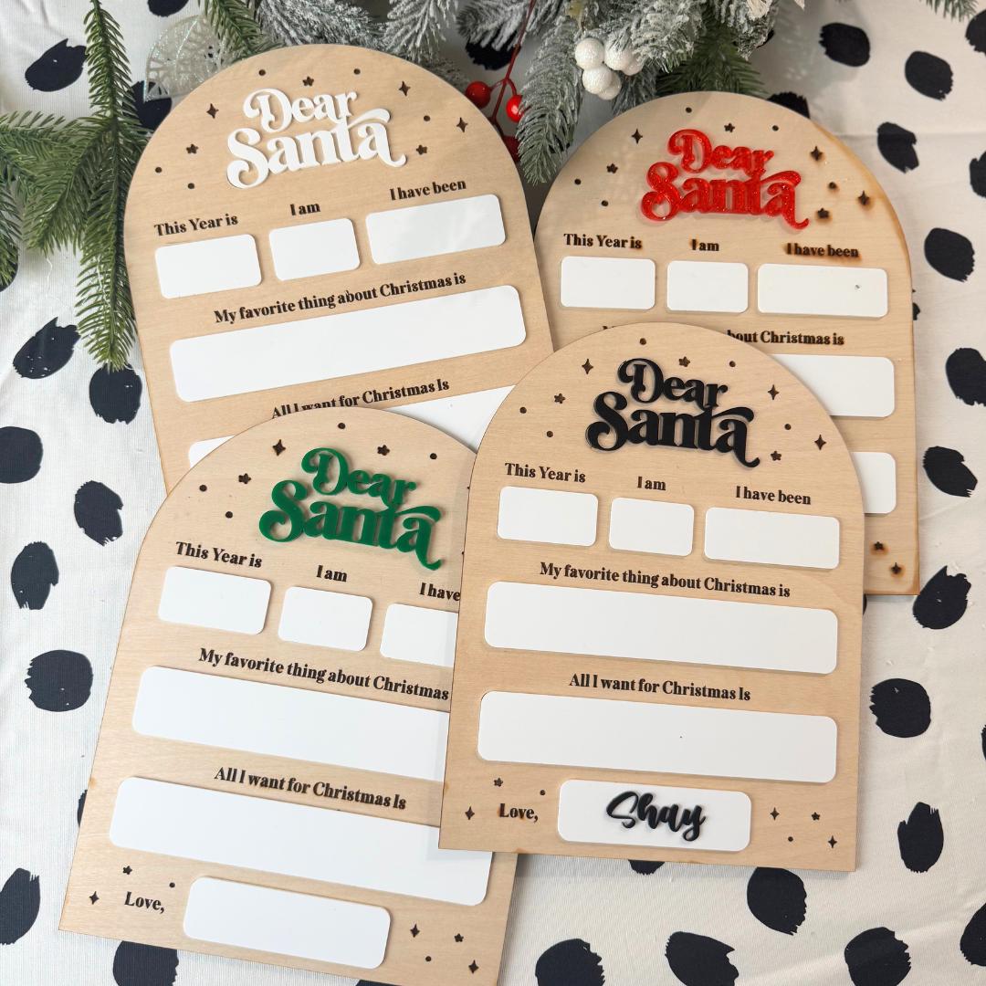 Santa Snack Christmas List