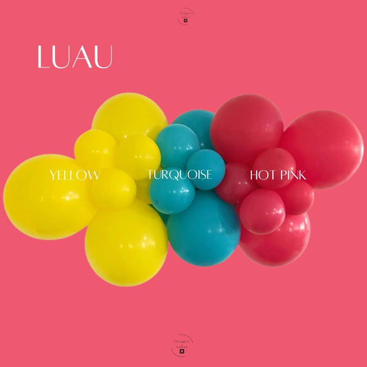 Luau Balloon Garland DIY Kit: Tropical Hawaiian Party Decor