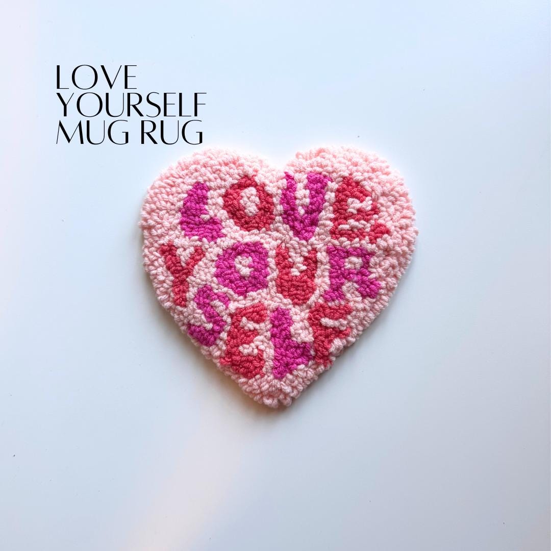 Coffee Lover Gift for Mom sELF lOVE mUG rUG