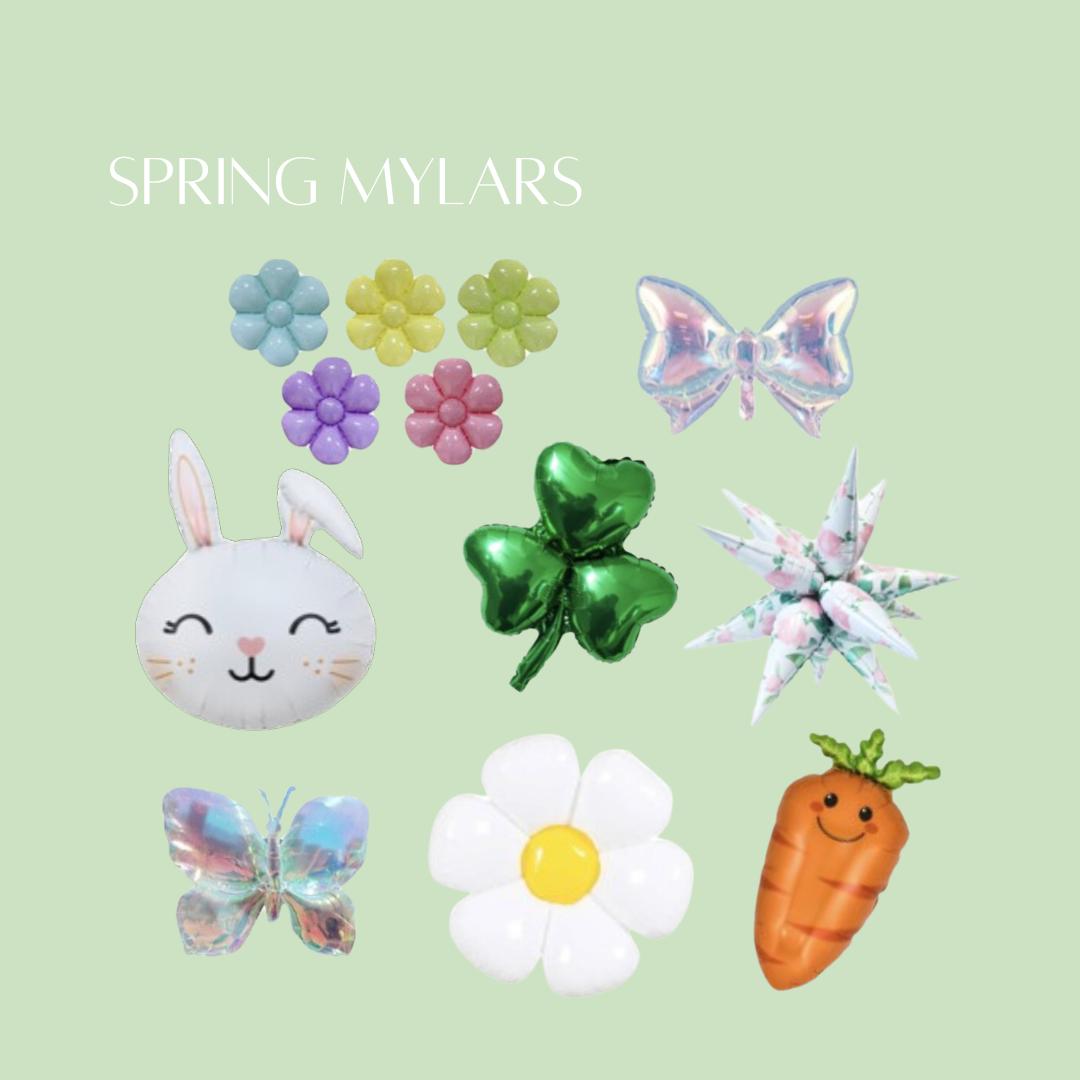 Spring Foil Balloon Garland Kit: Easter Party Decor