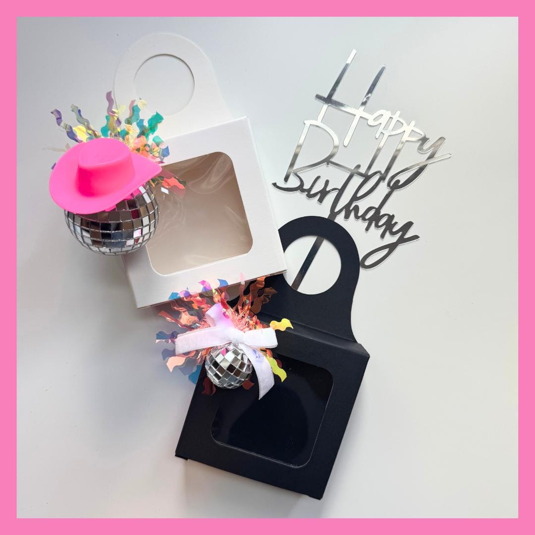 COWBOY Disco Ball Party DIY Decorations