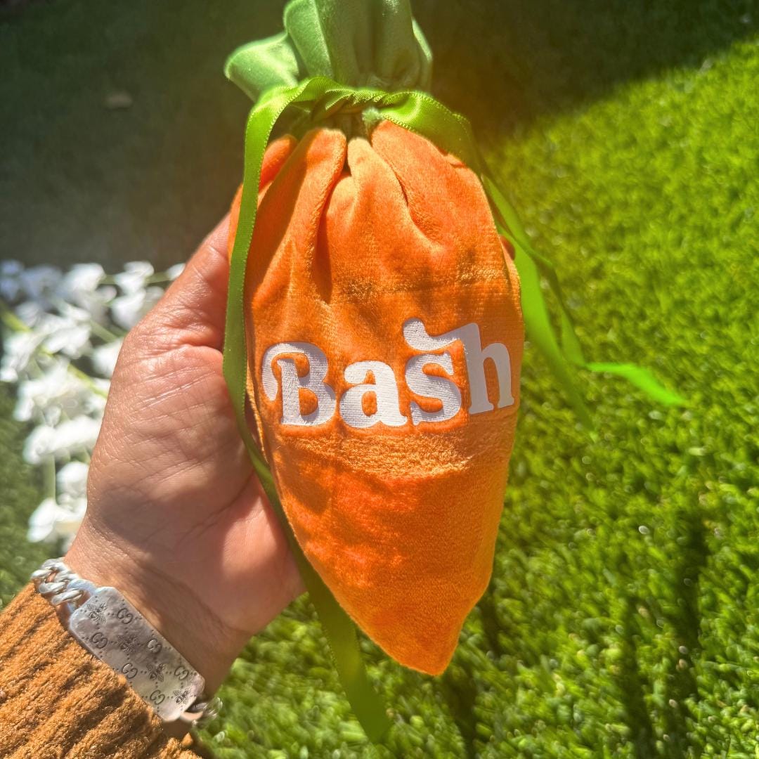 Customizable Easter Carrot Pouch