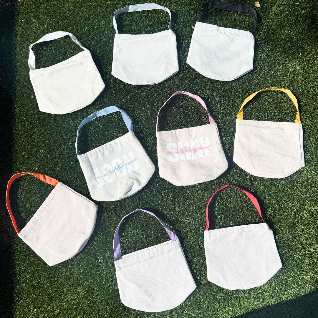 Personalized Halloween Trick or Treat Bag: Custom Candy Tote