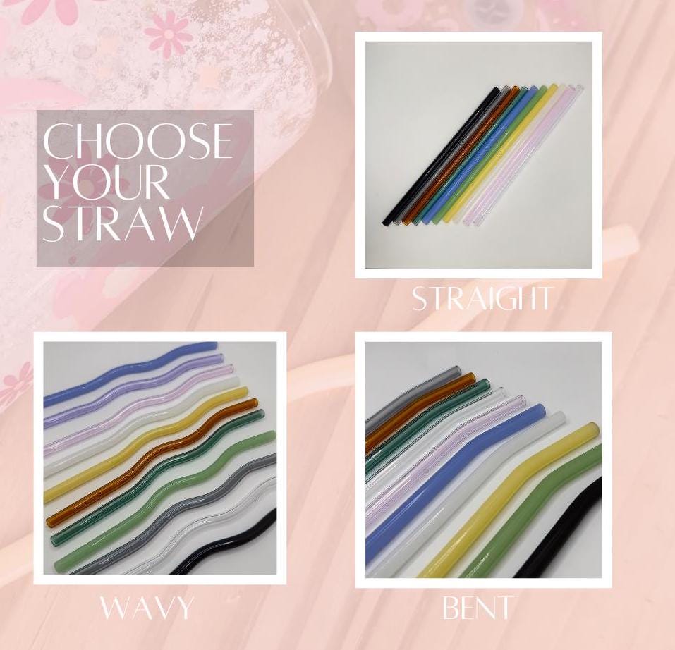 Glass Straws for  16oz Tumbler