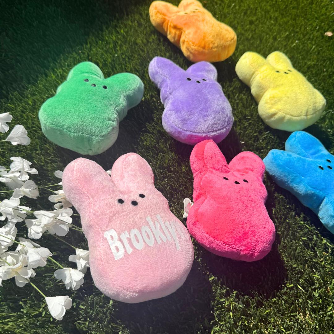Easter Bunny Peep Plush for Easter Gift Basket Stuffer