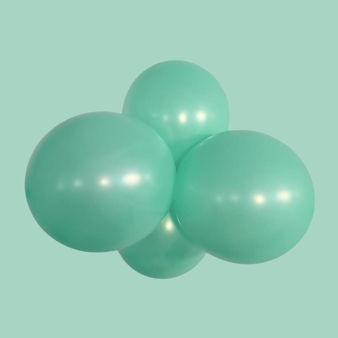 Ocean Balloon Garland Kit: Seafoam, Seaglass, Midnight Blue DIY Arch