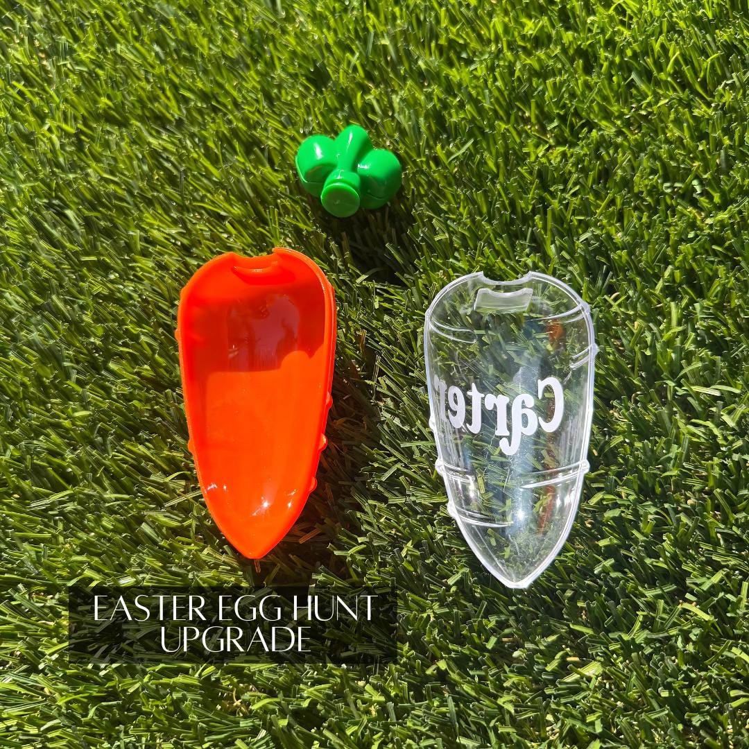 Egg Hunt Treat Personalized Easter Carrot Gift