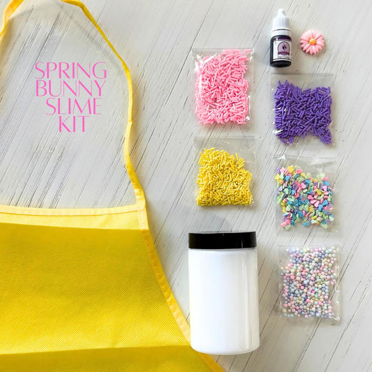Easter bunny Gift DIY slime kit for kids Easter party activity slime making kit for bunny party favor or gift for Easter Basket Spring Fun