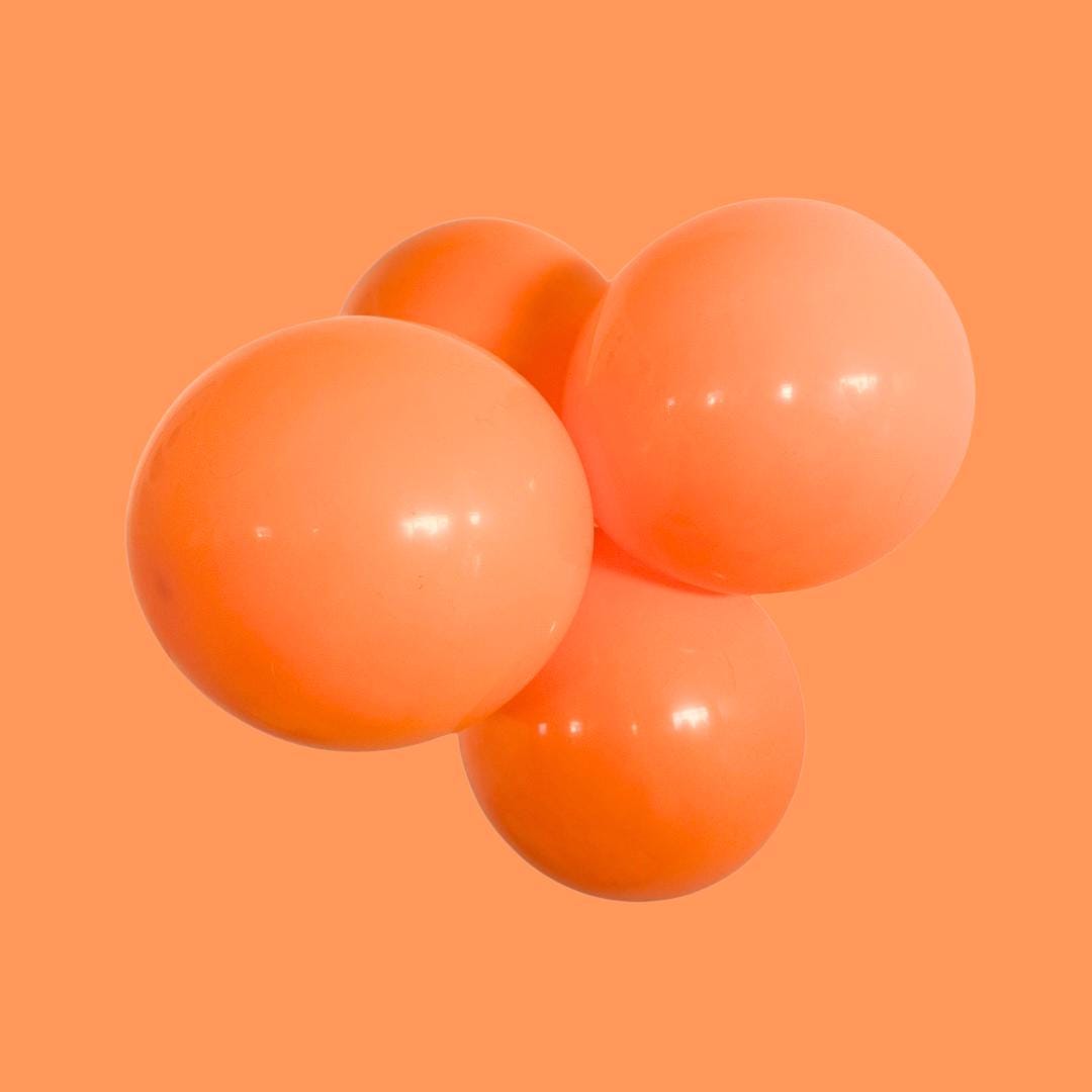 Orange Balloon Kit DIY Construction Zone Decor Idea Balloon Arch Kit
