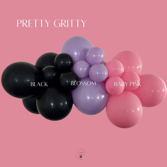 Pink & Black Halloween Balloon Arch Kit: Spooky Glam Party Decorations