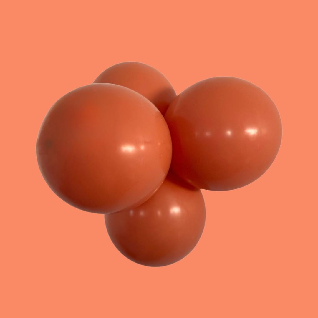 Fall Balloon Garland Kit: Burnt Orange, Cocoa, Gold Party Arch