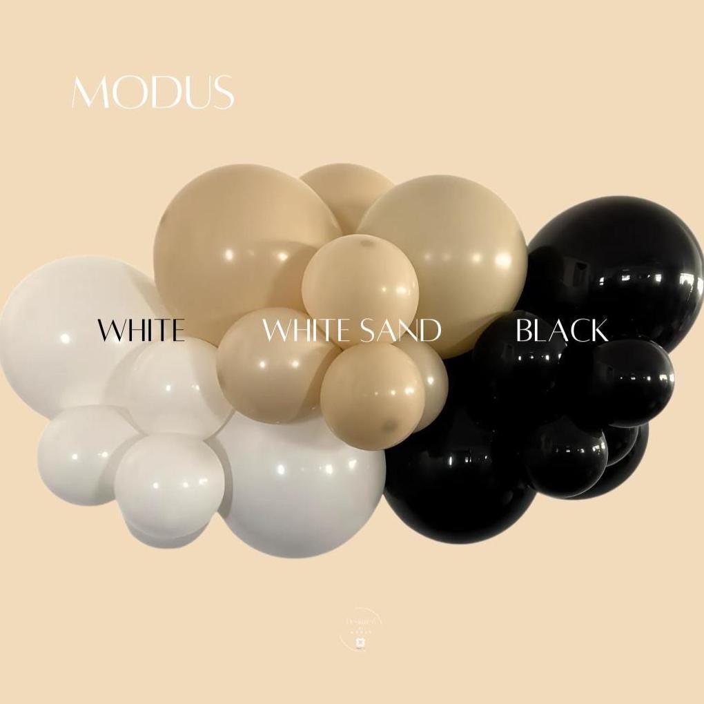 Black and White Balloons for Party Decor