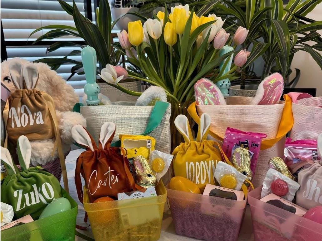 Bunny Bags for Easter Basket