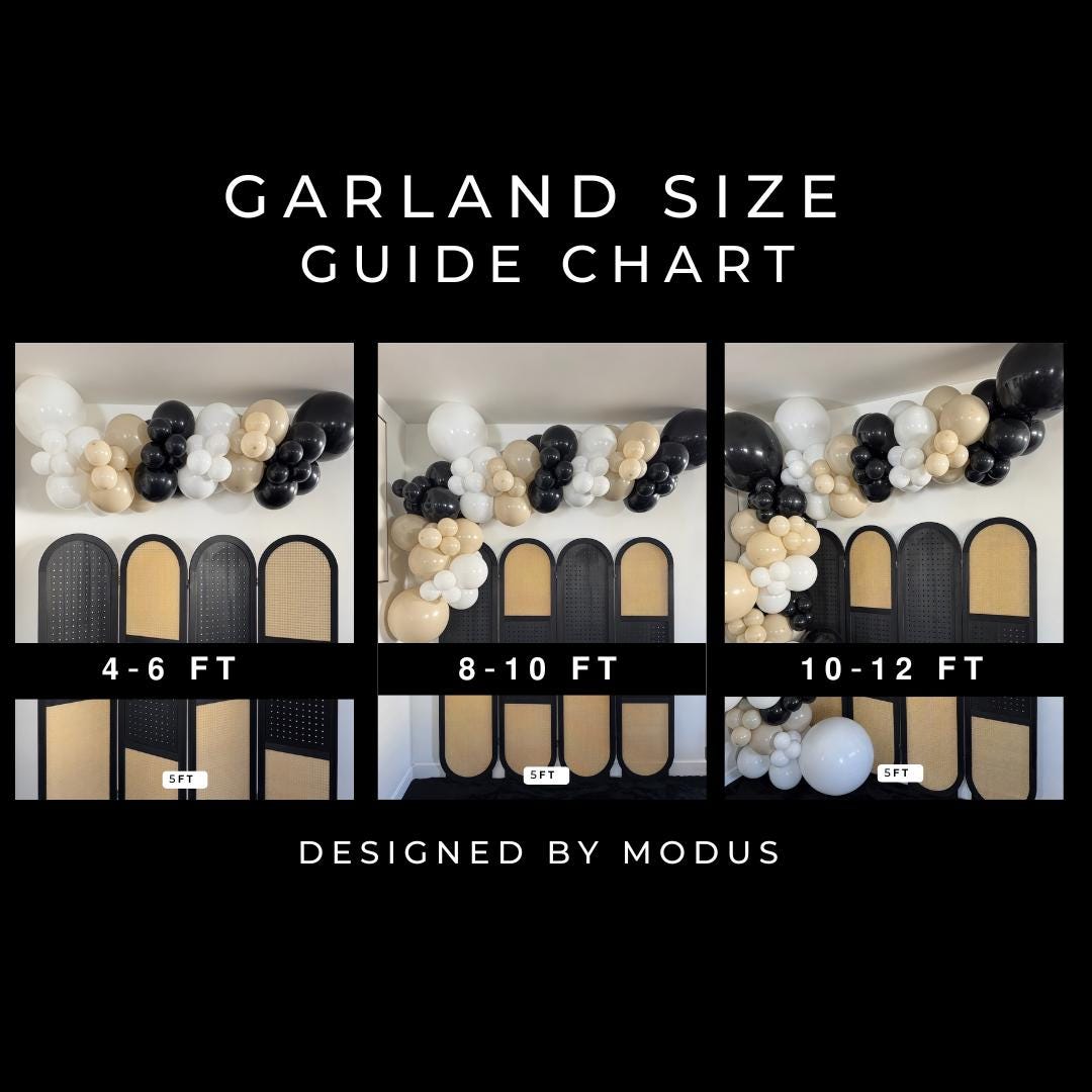 Garland Size Guide