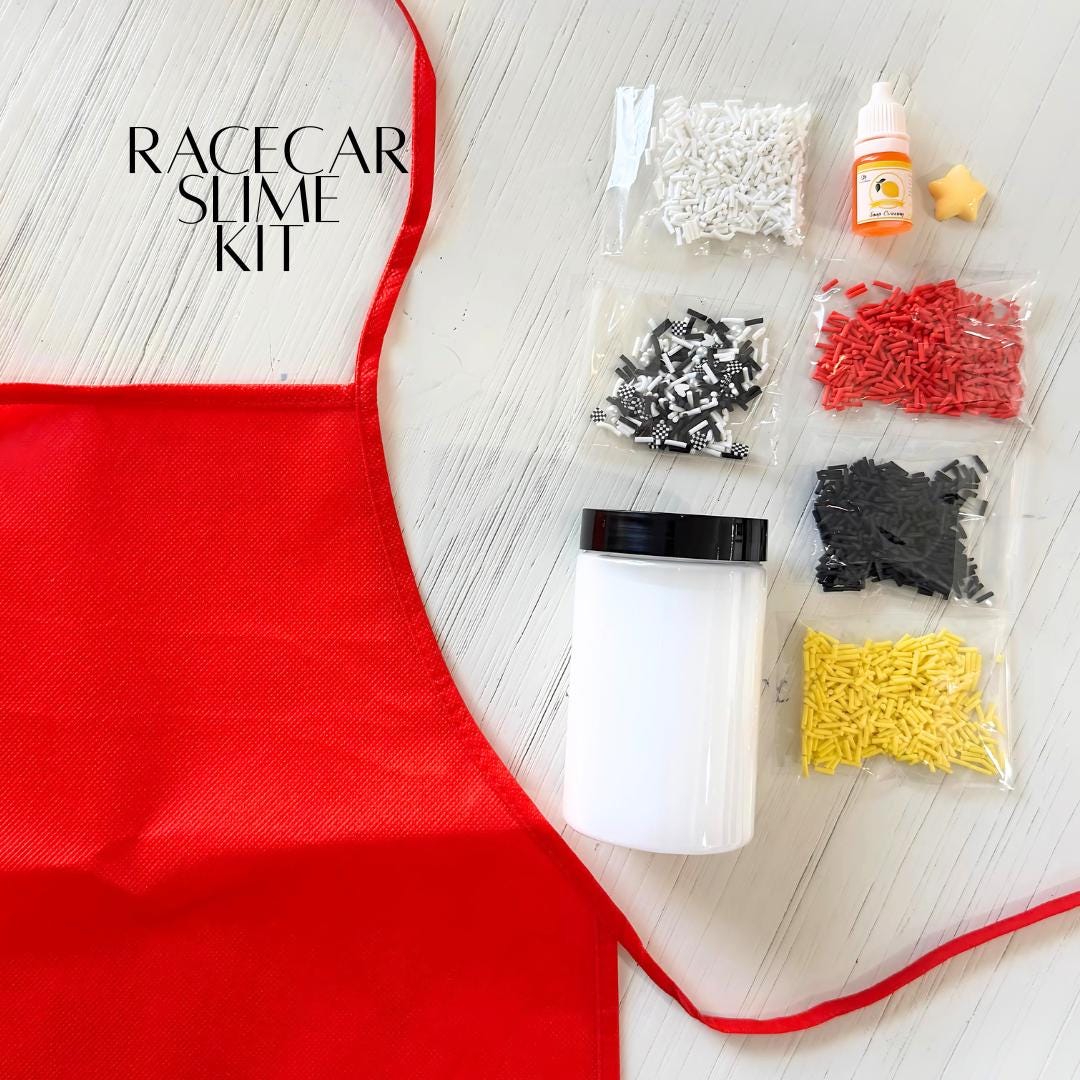 DIY Slime Kit: Kids Birthday Party Activity, Themed Glitters & Charms