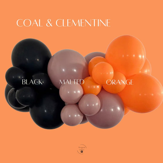 DIY Balloon Garland KIT Construction Boy Birthday Party Decor Black and Orange Balloon Kit DIY Construction Zone Decor Idea Balloon Arch Kit