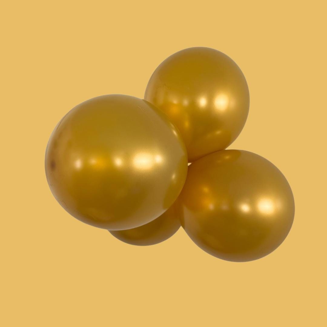 Fall Balloon Garland Kit: Burnt Orange, Cocoa, Gold Party Arch