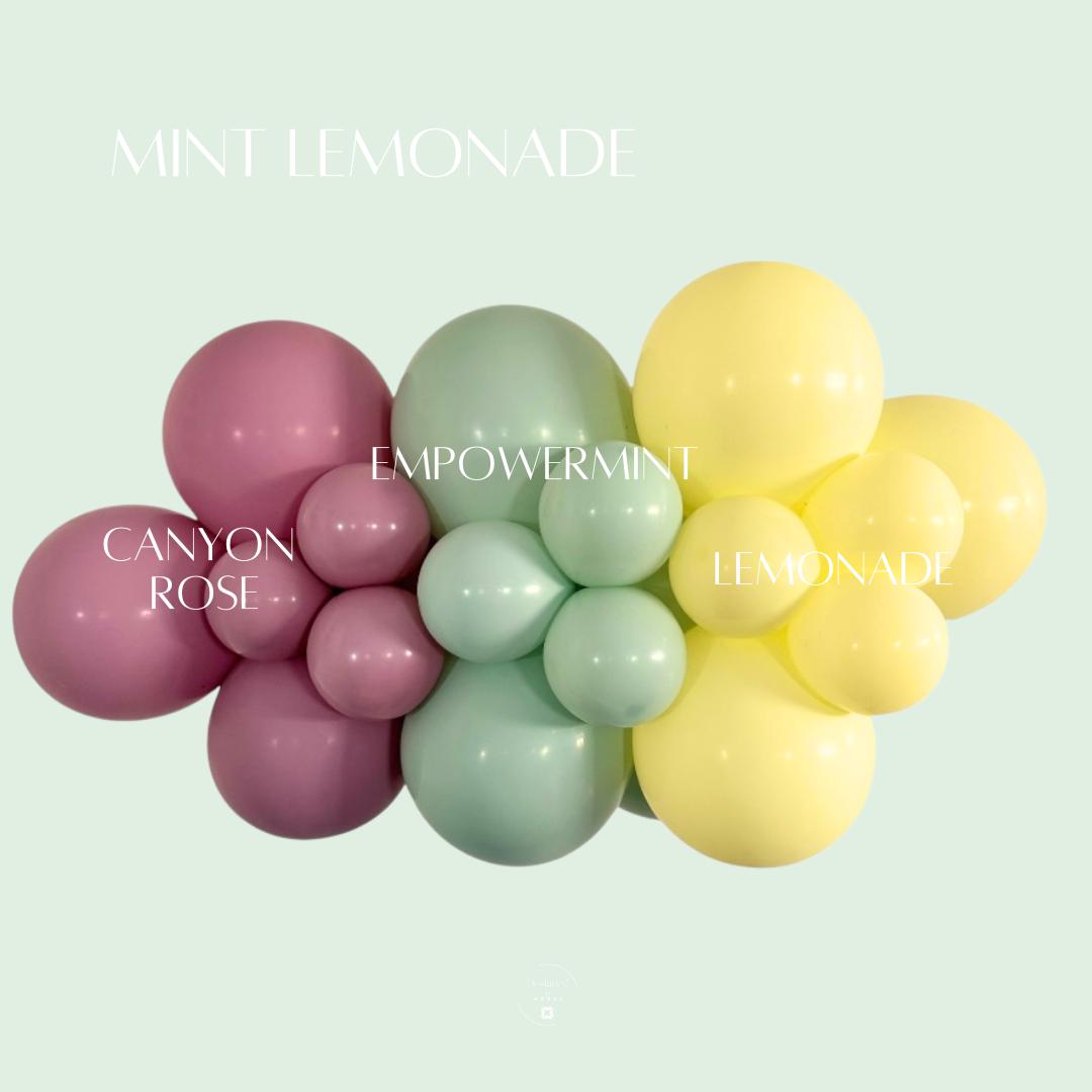 Pastel Balloon Garland Kit: Pink, Yellow, Mint DIY Party Arch