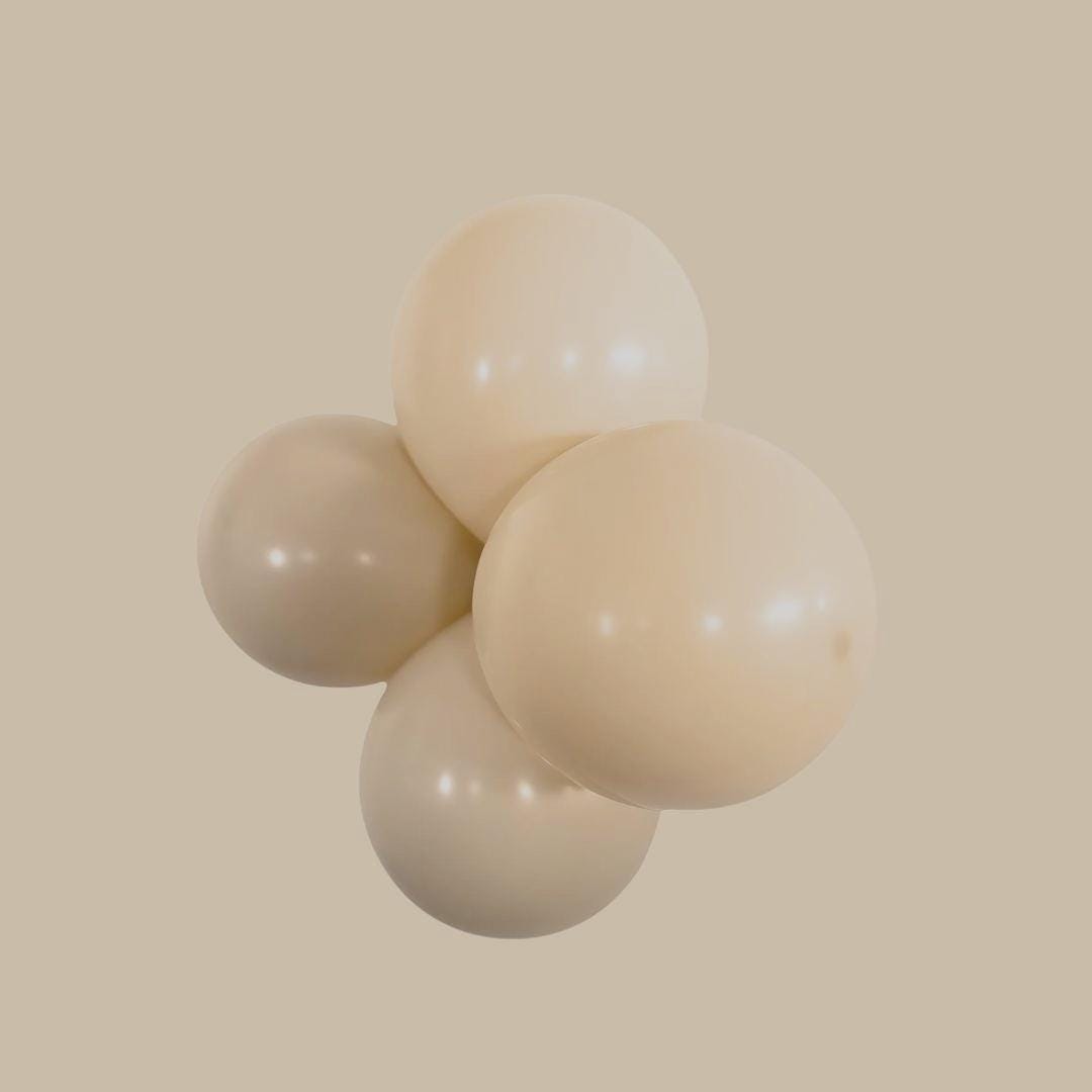 White Balloon Garland Kit Romantic Party