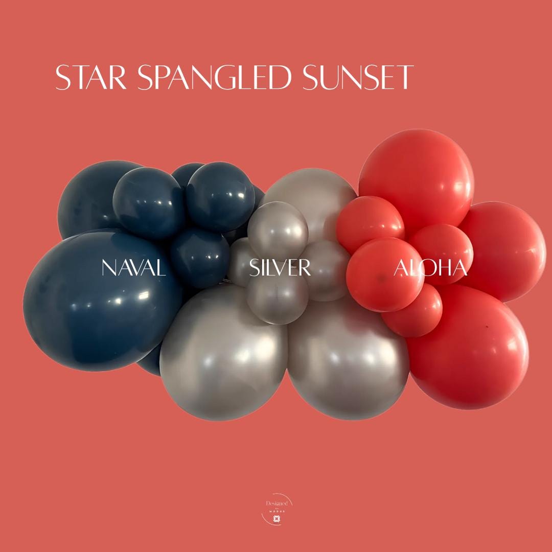 Star Spangled Sunset Balloon Garland Kit