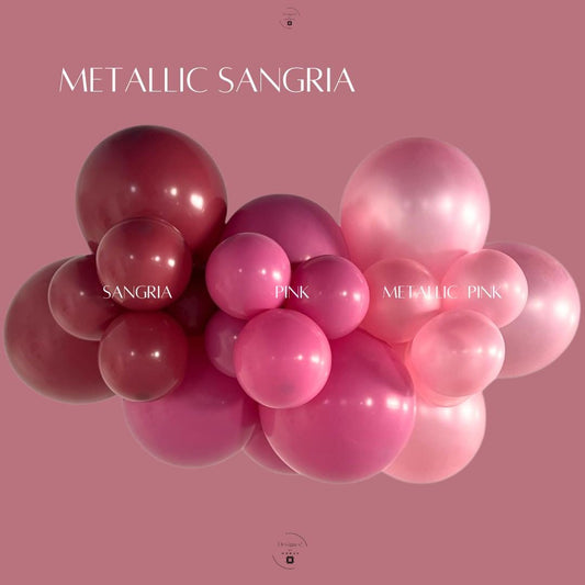 Pink Balloon Garland Kit: Metallic, Hot Pink DIY Arch