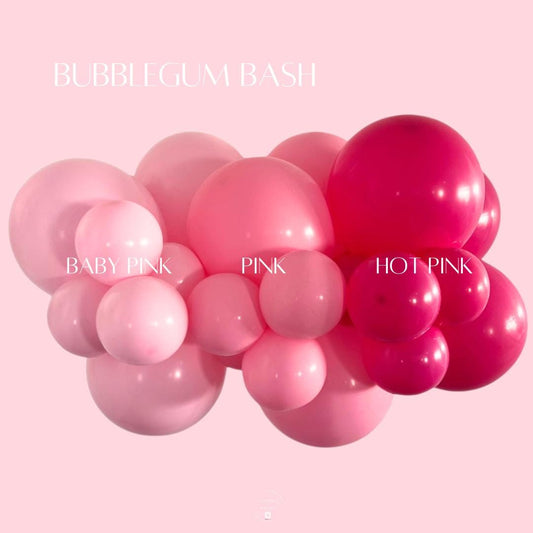 Pink Balloon Garland Kit: DIY Baby Shower Party Decor