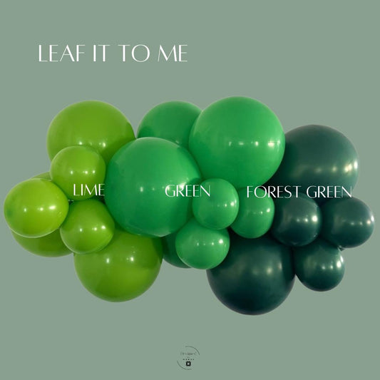 Green Balloon Garland Kit: Spring Party Decor DIY Balloon Arch