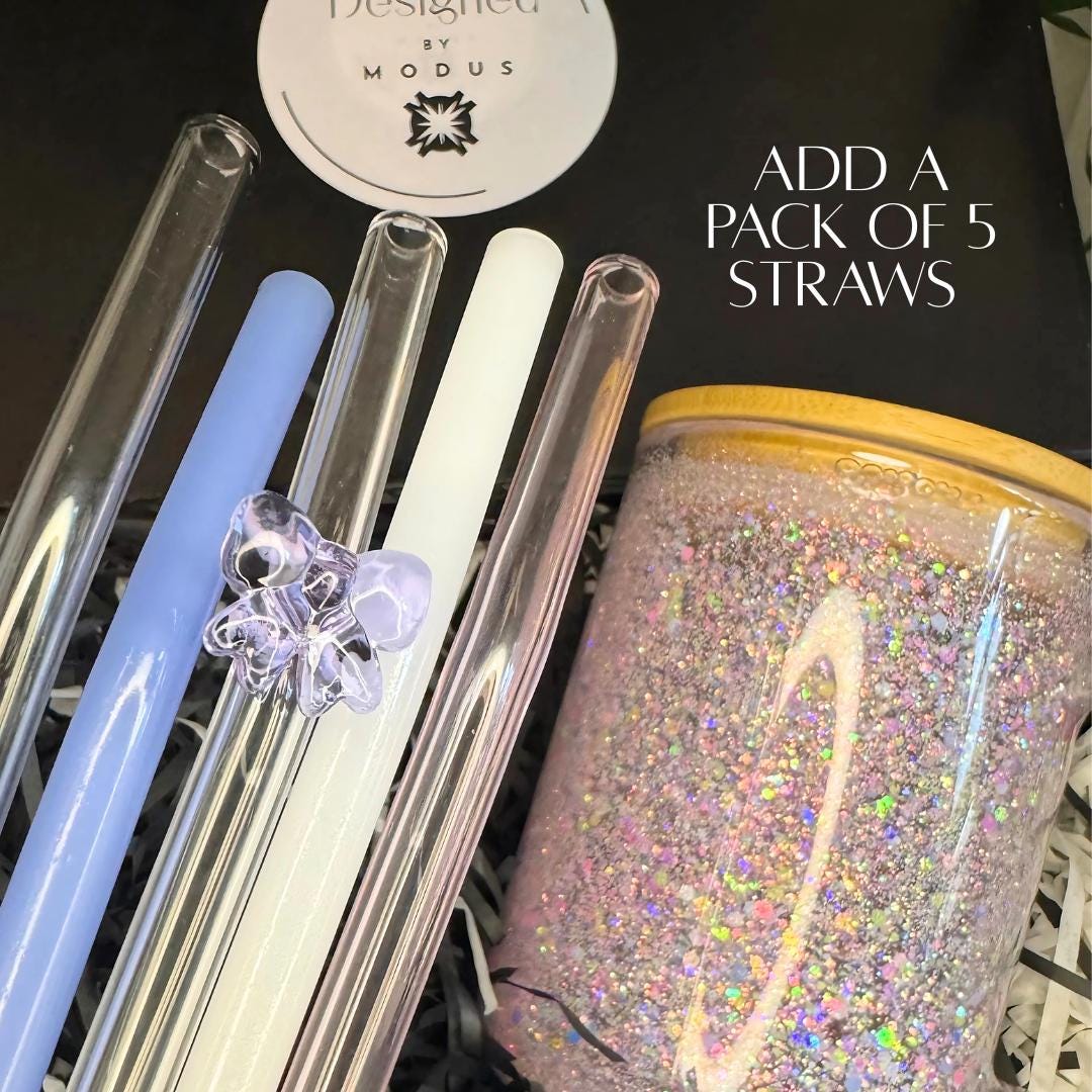 Personalized Glitter Snow Globe Glass Tumbler: Custom Name Iced Coffee Mug