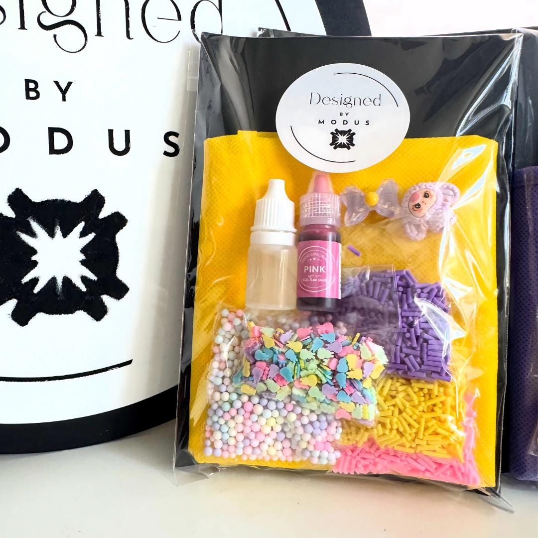 DIY Slime Making Kit: Kids Party Favor, Sensory Activity Set