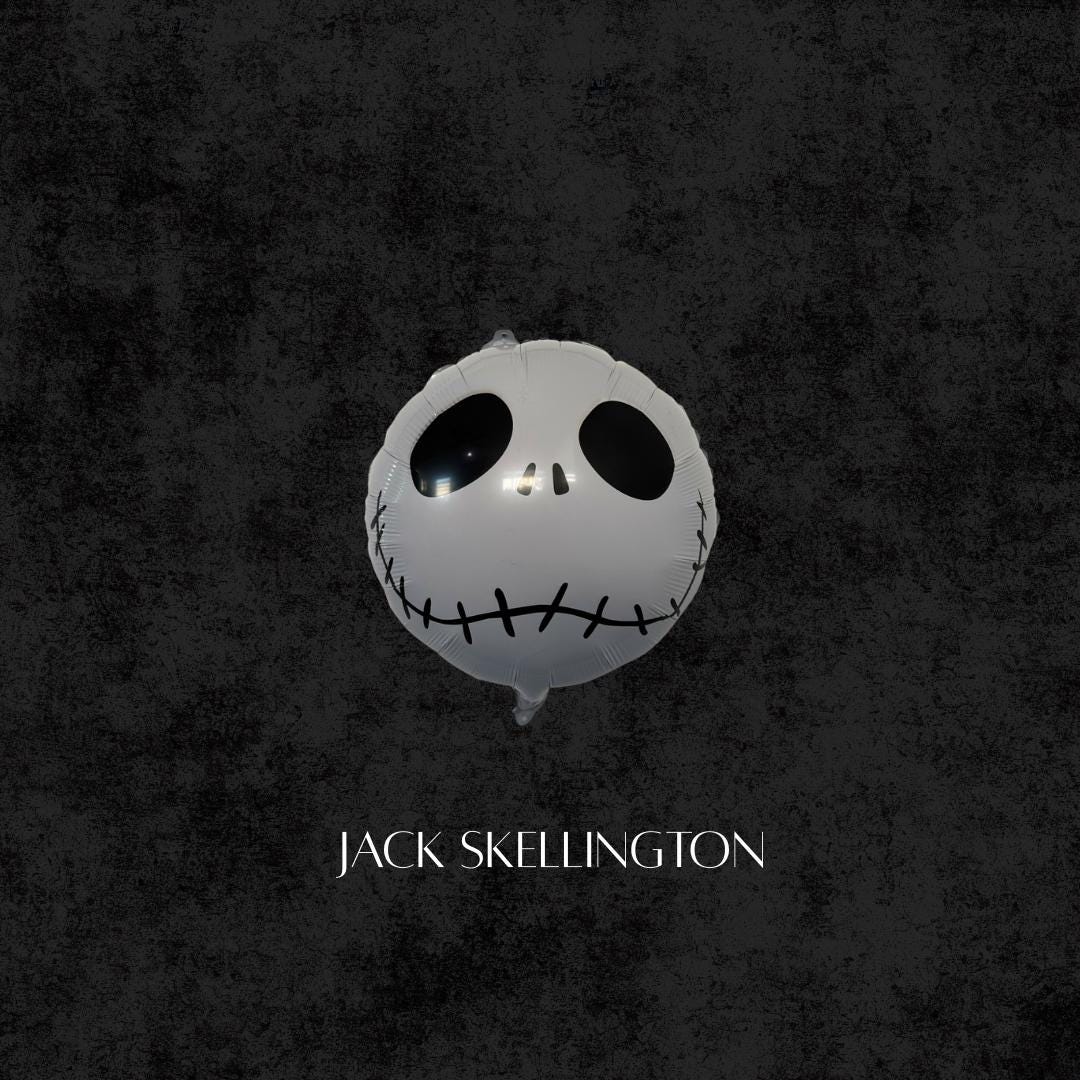 Halloween Balloon Decor: Bat & Jack Skellington Party Balloons