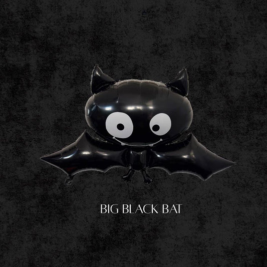 Black Bat Mylar Balloon: Halloween Party Decoration, 28"