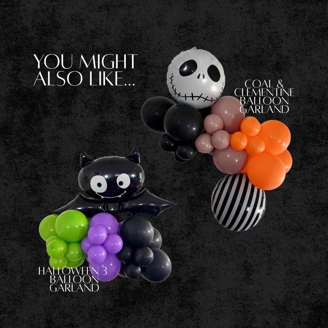 Halloween  Balloon Garlands