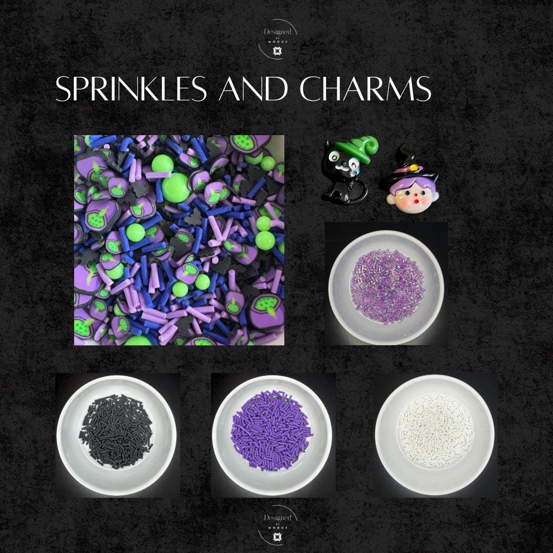 Halloween Slime Kit: DIY Cauldron Activity, Witch Party Favor