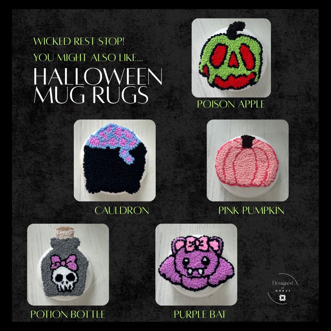 Mug Rugs for Halloween
