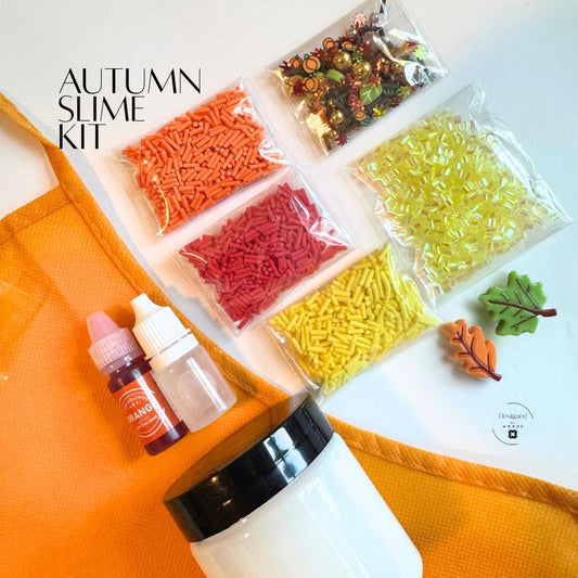 DIY Autumn Slime Kit: Fall Activity, Party Favor